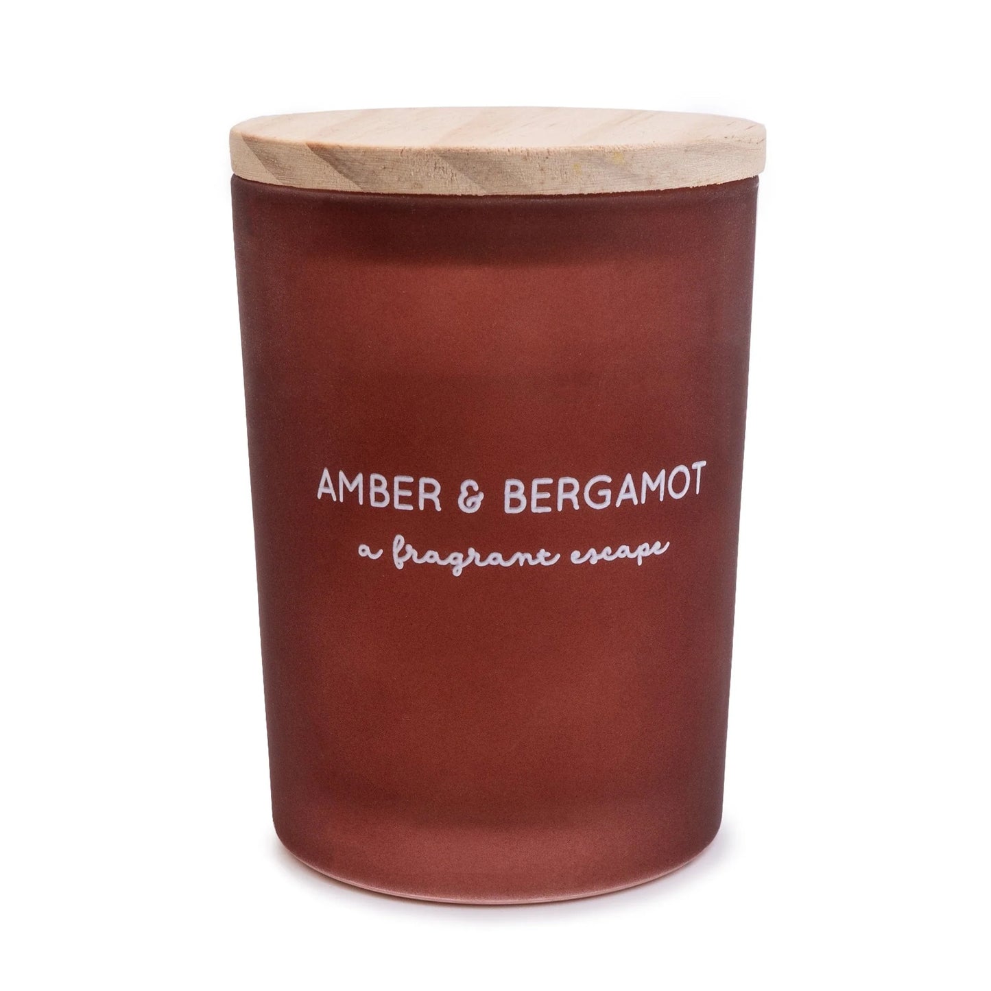 Amber & Bergamot 10.5cm Candle with Lid