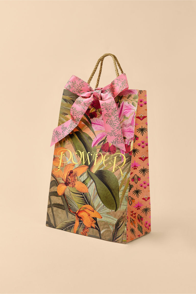 Denim Faux Suede Gloves - Audrey by Powder Designs UK