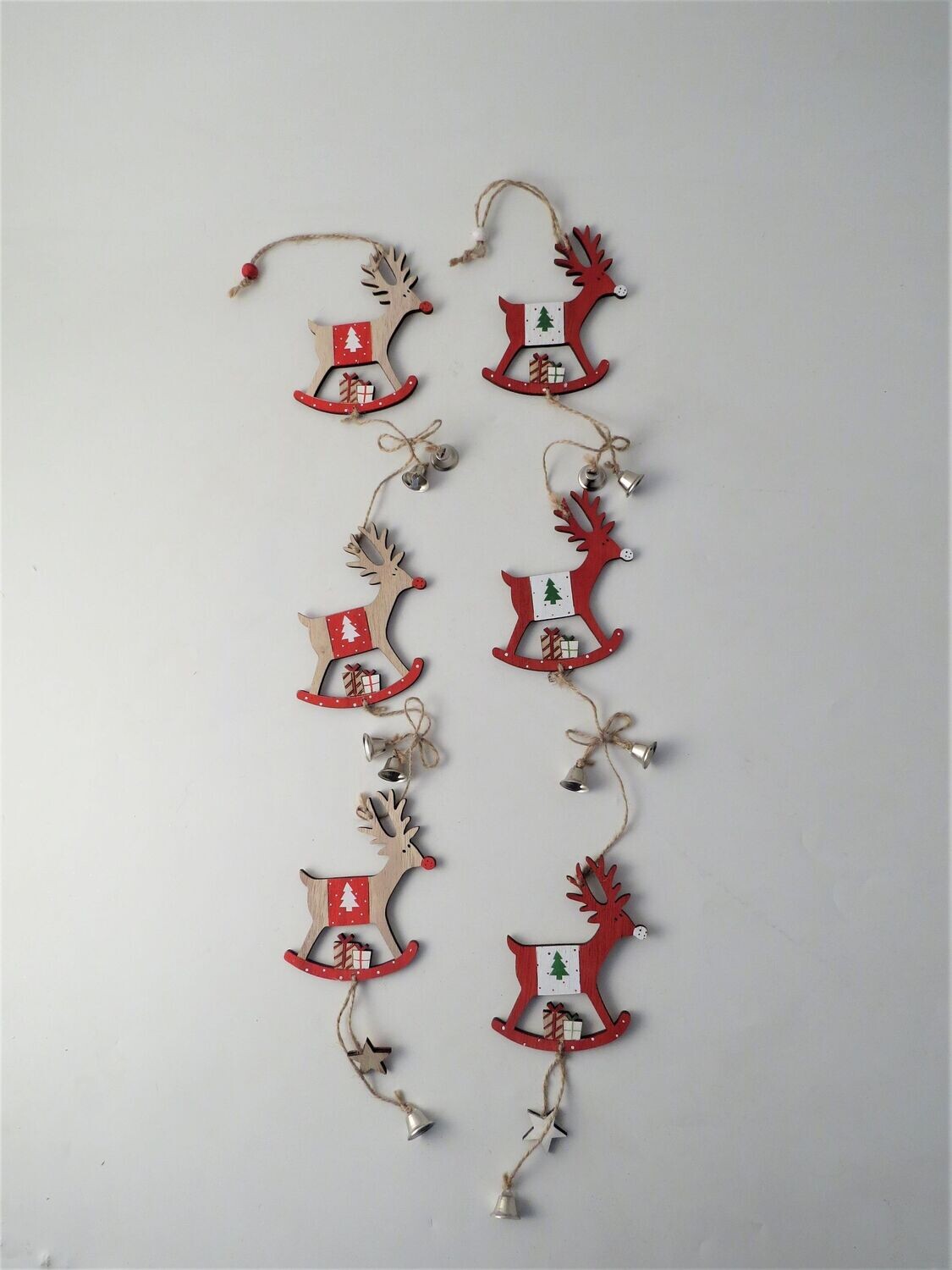 Wooden Reindeer Garland | Giftware Trading