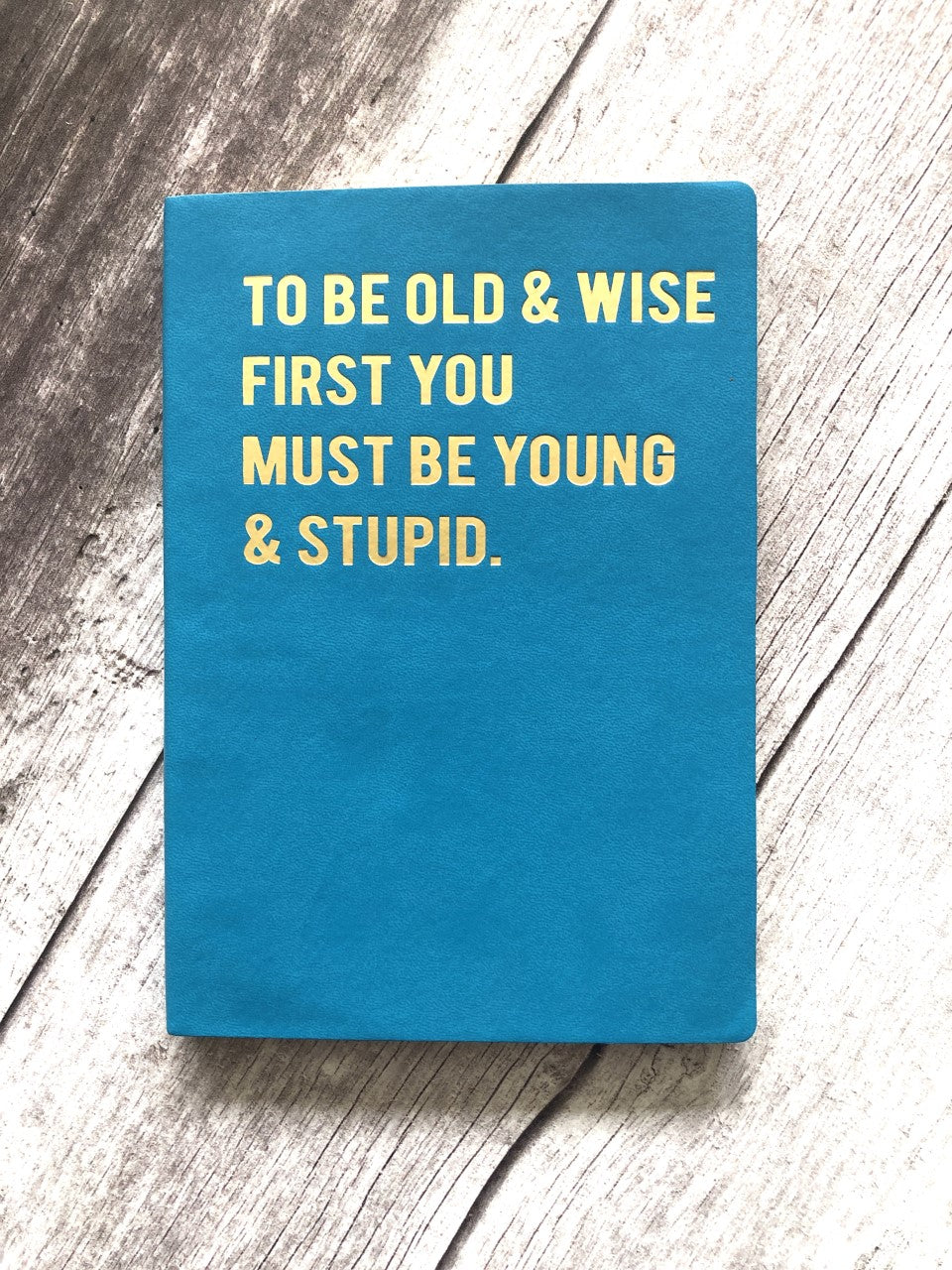 A5 Lined Notebook – To be Old & Wise - from Cloud Nine