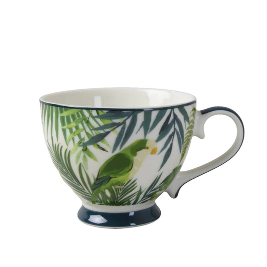 Emerald Eden Footed Mug
