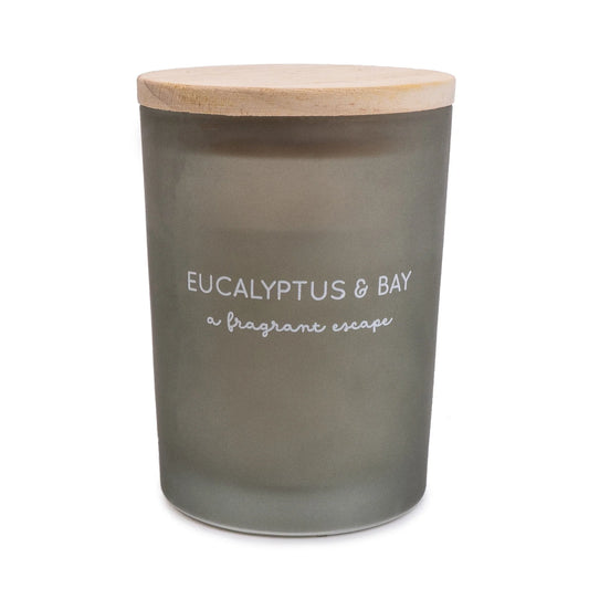 Eucalyptus & Bay 10.5cm candle with lid
