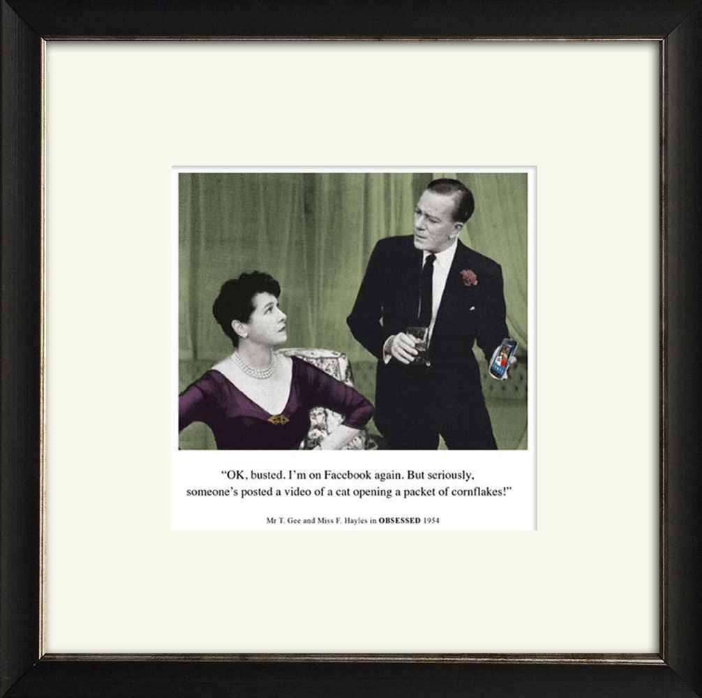 HHJ Facebook again! Wooden Framed Print