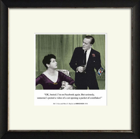 HHJ Facebook again! Wooden Framed Print