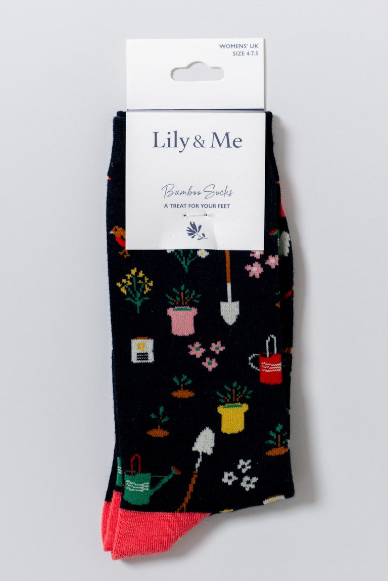 Gardening Socks & Keyring Giftbox | Lily & Me