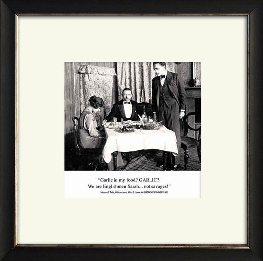 HHJ Garlic in my food? Wooden Framed Print