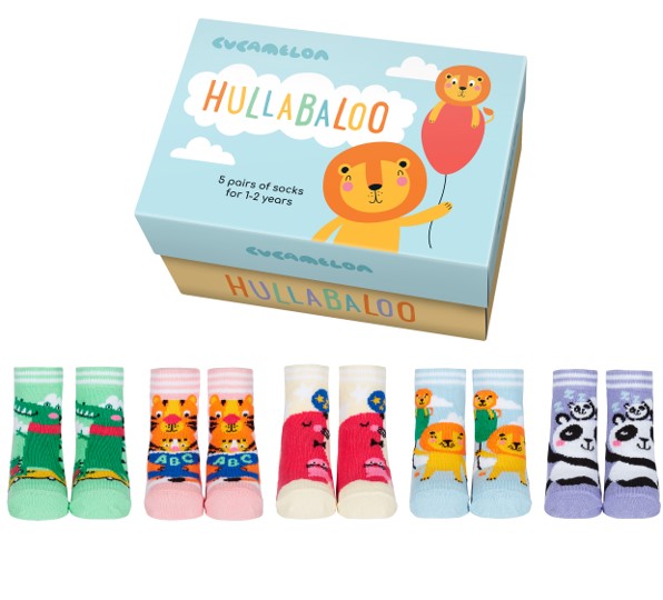 Cucamelon Hullabaloo Socks Set by United Oddsocks