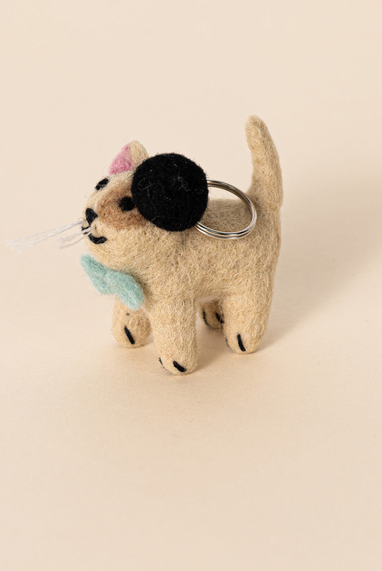 Cats Bamboo Socks & Keyring Giftbox | Lily & Me