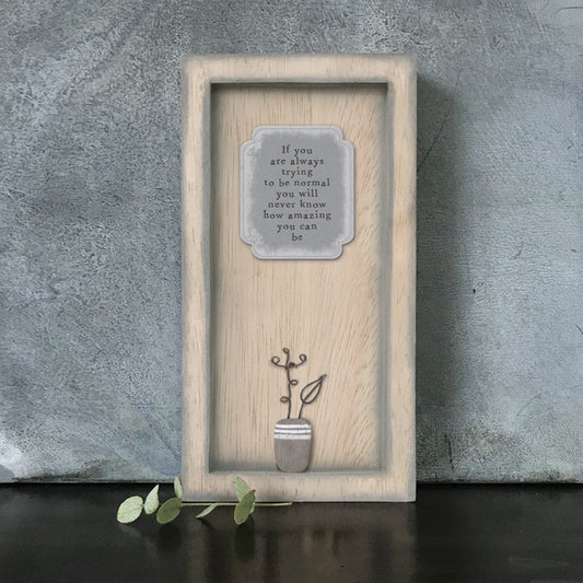 East of India Long Box Frame – Trying to be Normal