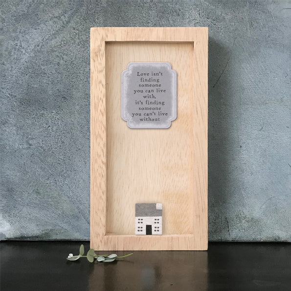 East of India Long Box Frame – Love Isn’t Finding