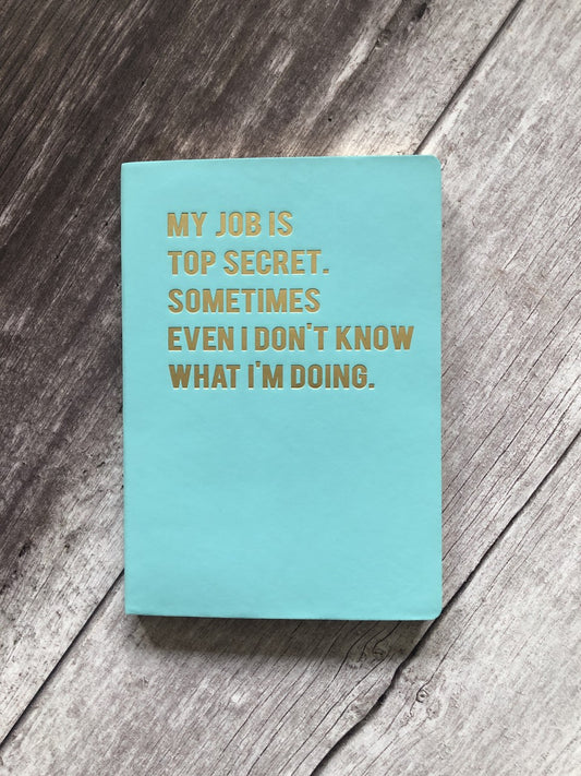 A5 Lined Notebook – My Job is .. from Cloud Nine