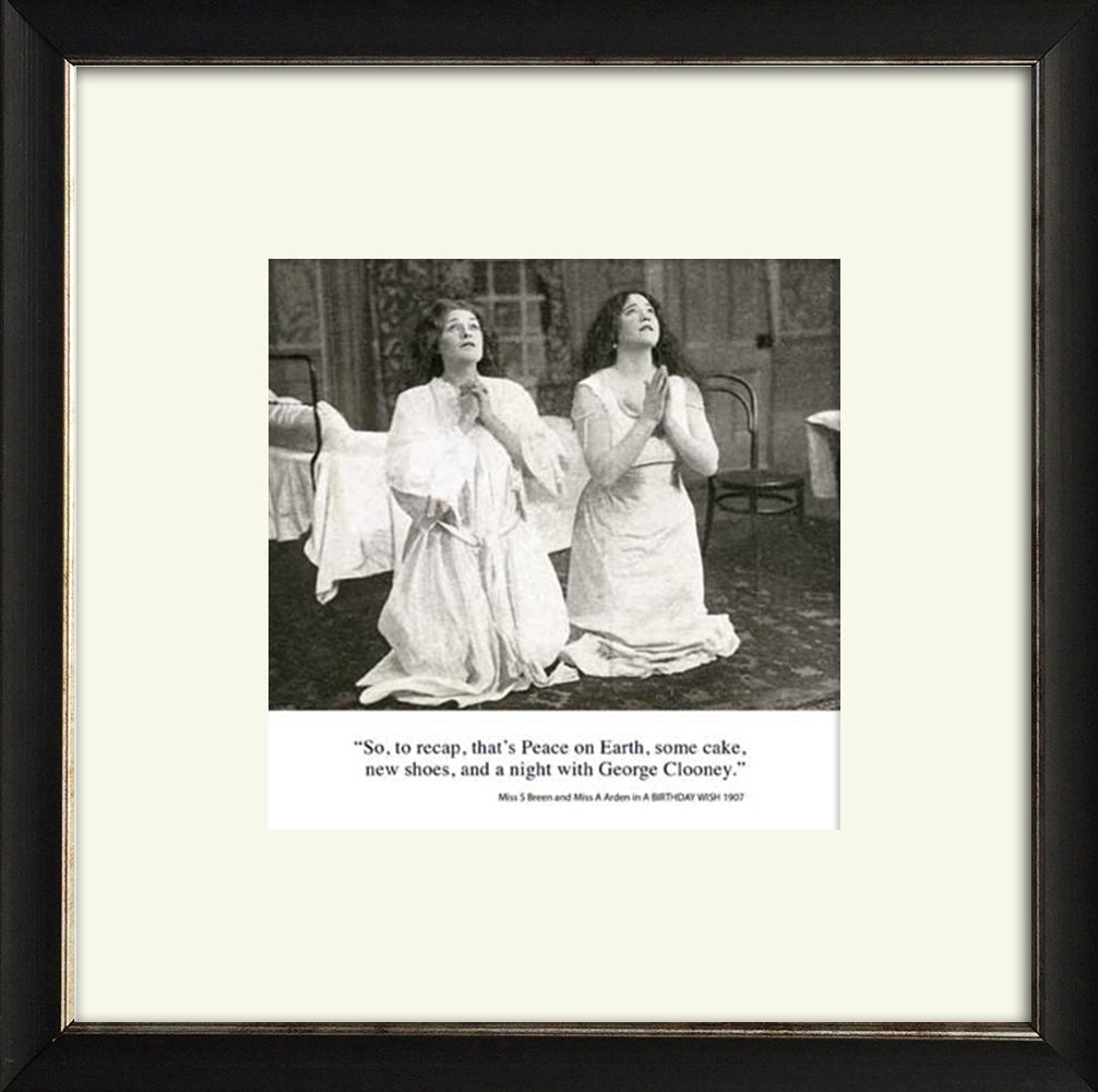 HHJ “Peace on Earth” Wooden Framed Print