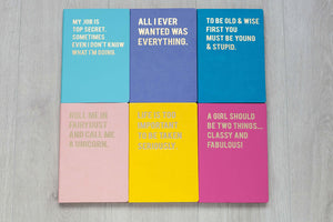 A5 Lined Notebooks – Life is Too Important ... from Cloud Nine