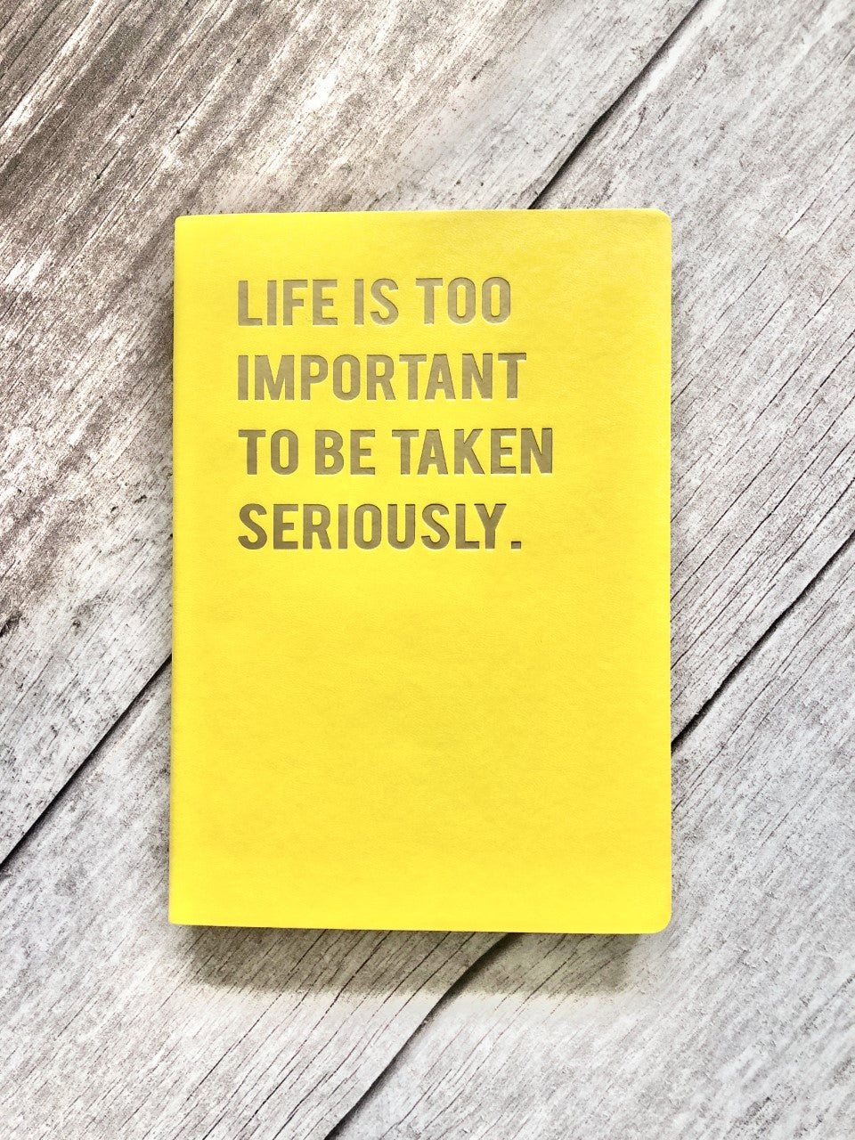 A5 Lined Notebooks – Life is Too Important ... from Cloud Nine