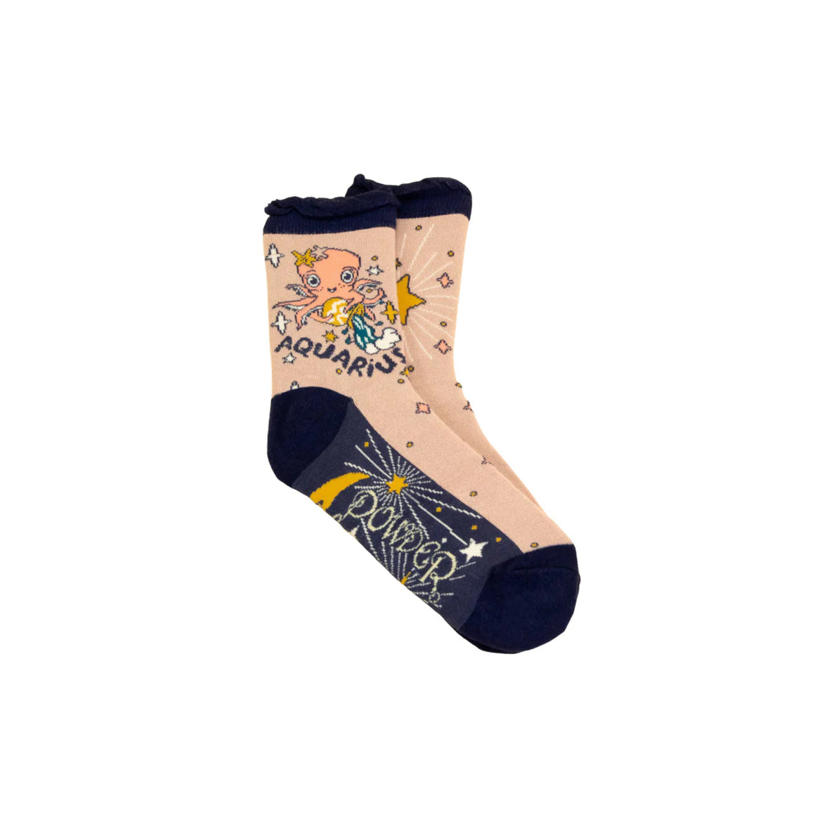 Aquarius Zodiac Socks from Powder Designs