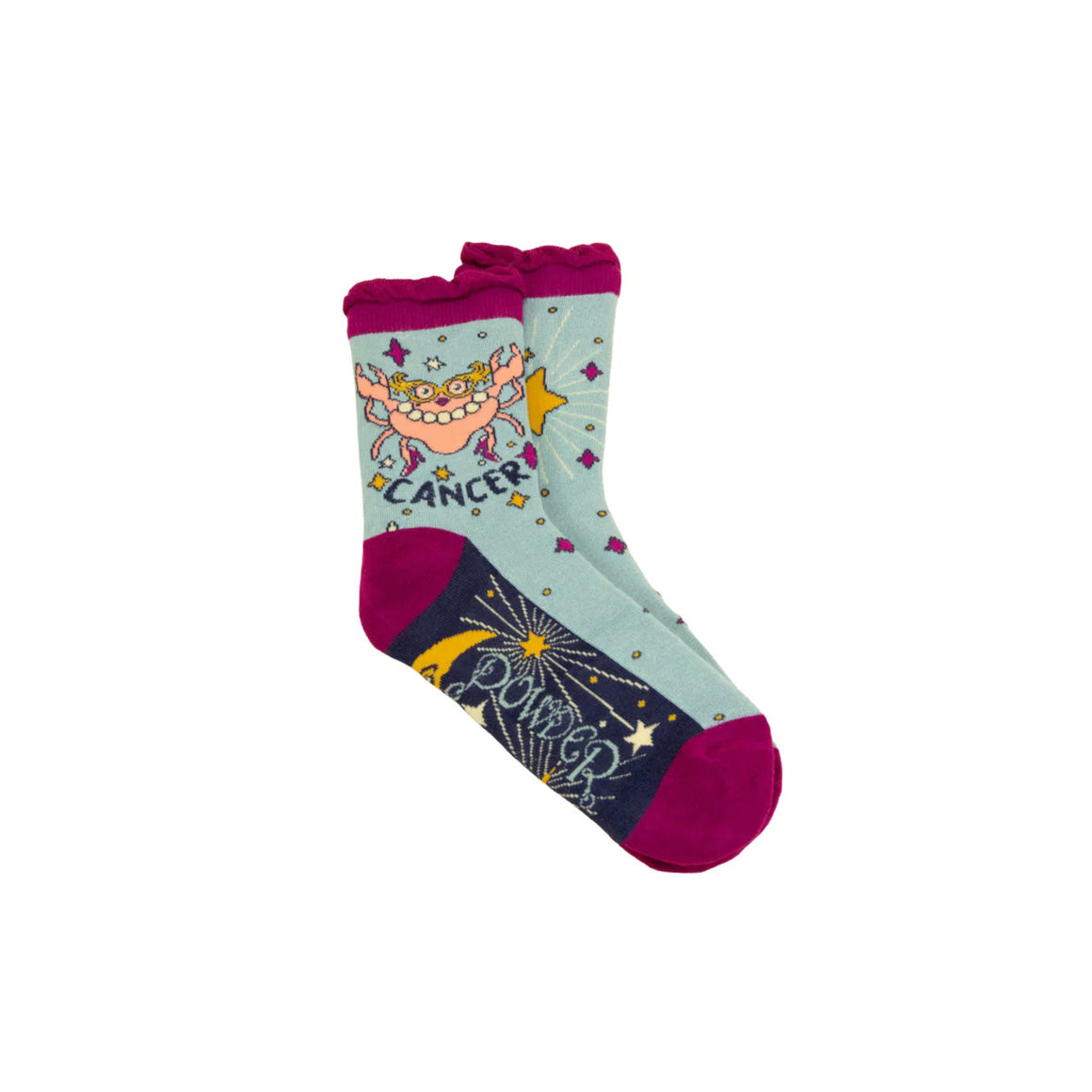 Cancer Zodiac Socks from Powder Designs