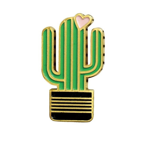 Alice Scott Crazy Plant Lady Cactus Pin