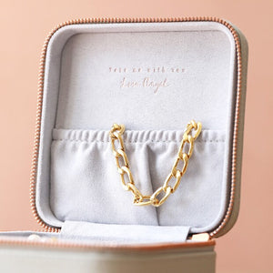 Square Jewellery Case in Grey from Lisa Angel