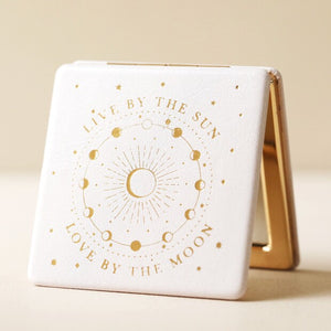 "Live by the Sun" Foiled Compact Mirror from Lisa Angel