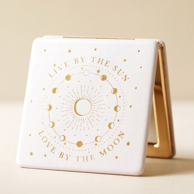 "Live by the Sun" Foiled Compact Mirror from Lisa Angel