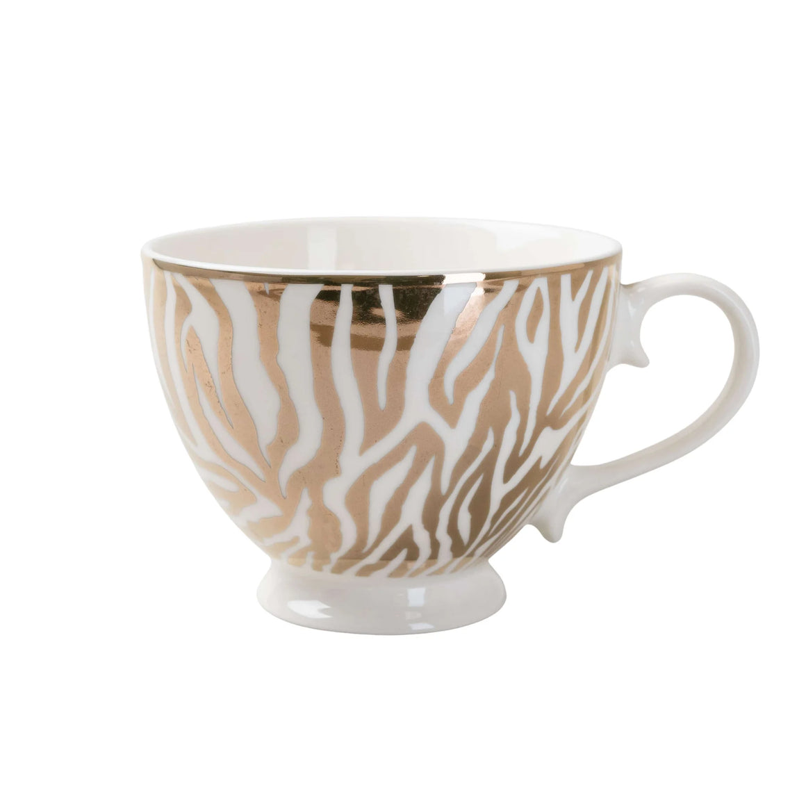Gold Zebra Print Mug from Candlelight
